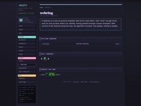webring screenshot