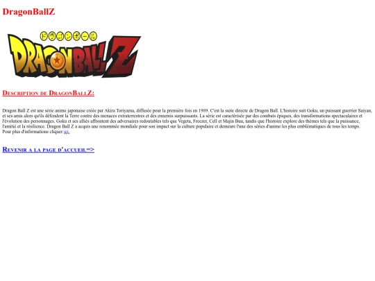 DragonBallz screenshot
