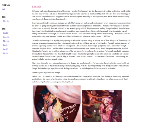 blog screenshot