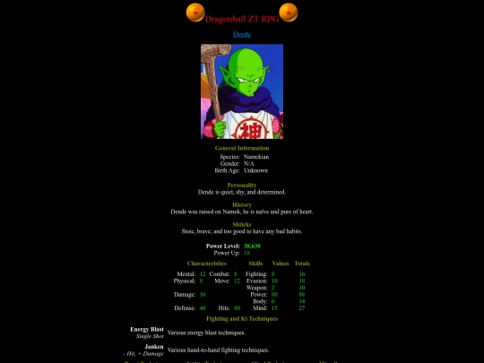 Characters/NPCs/Dende screenshot