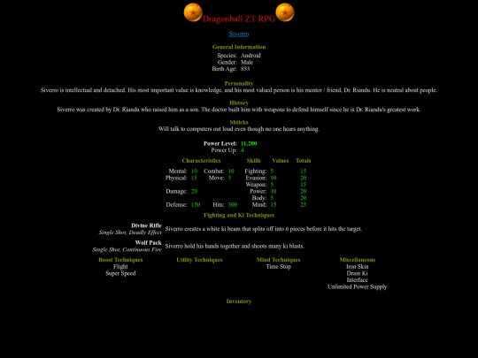 Characters/Online/Siverro screenshot
