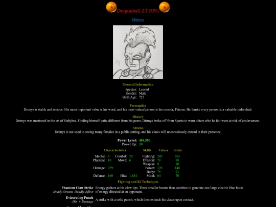 Characters/Players/Drimys screenshot