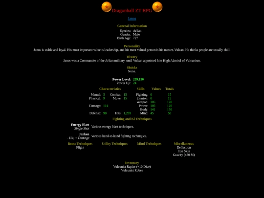 Characters/Vulcunists/Janos screenshot