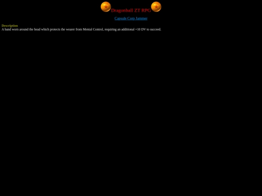 Equipment/capsulecorpjammer screenshot