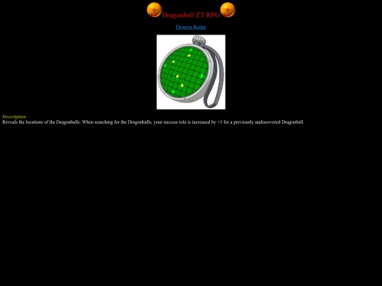 Equipment/dragonradar screenshot
