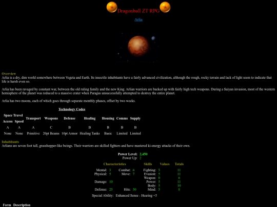 Planets/arlia screenshot