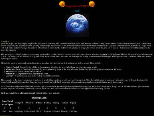 Planets/earth screenshot