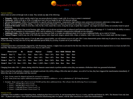 Rules/aliens screenshot