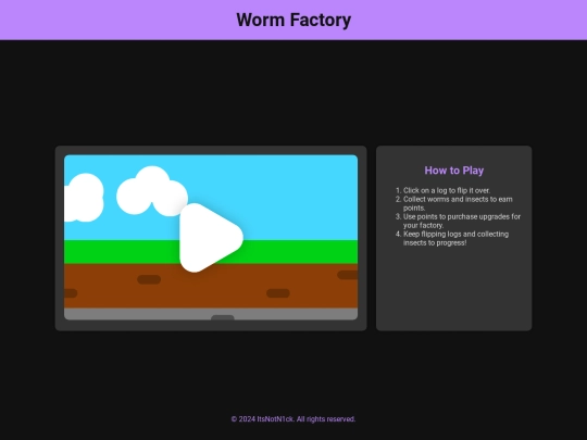 worm_game screenshot