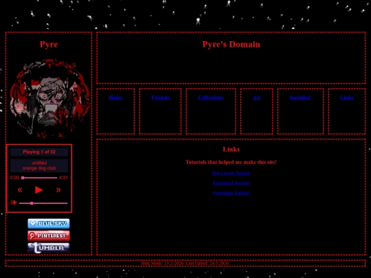 Links screenshot
