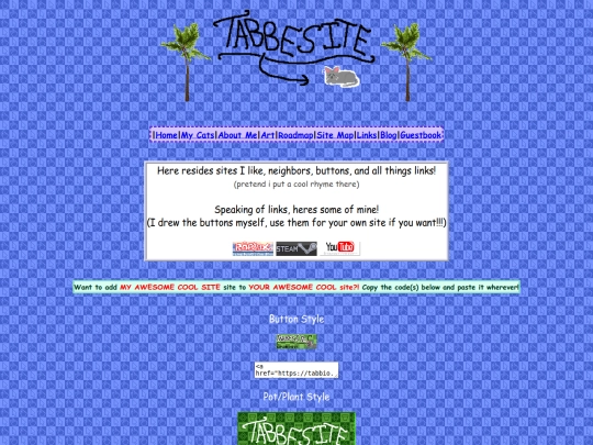 links screenshot