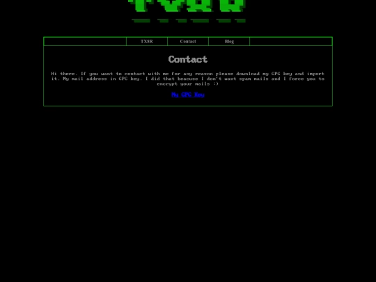 contact screenshot