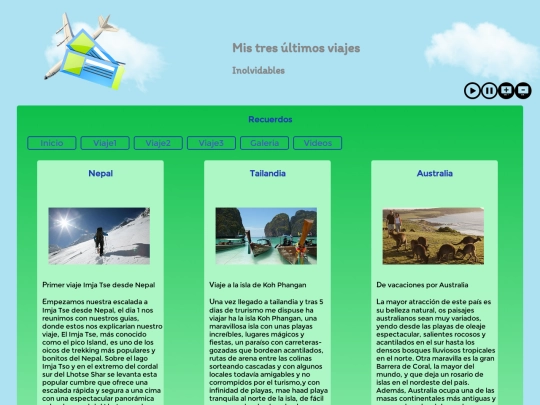 viajes/IndexA screenshot
