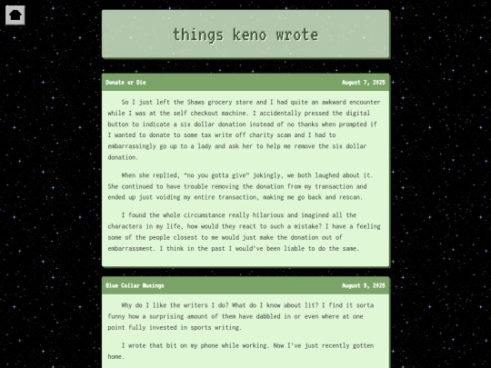 blog screenshot