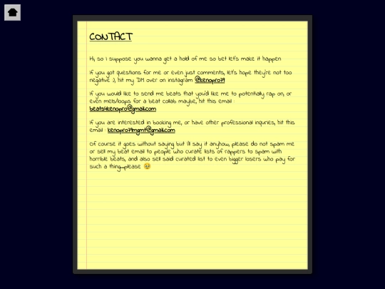 contact screenshot