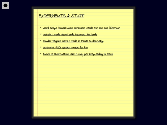 experiment screenshot