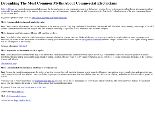 debunking-the-most-common-myths-about-commercial-electricians screenshot