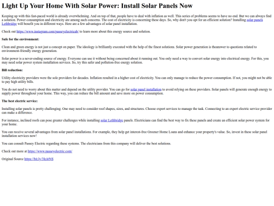 light-up-your-home-with-solar-power-install-solar-panels-now screenshot