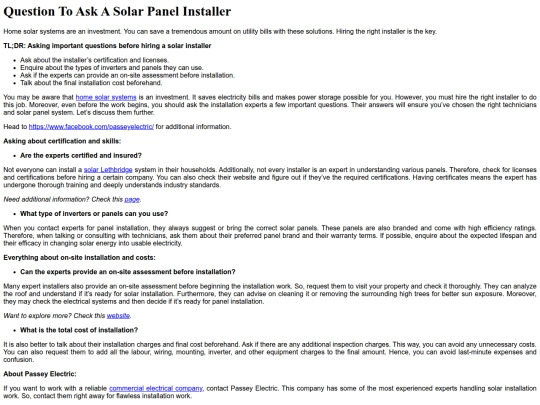 question-to-ask-a-solar-panel-installer screenshot