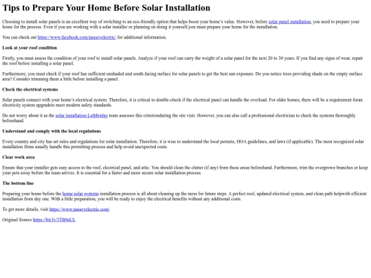 tips-to-prepare-your-home-before-solar-installation screenshot