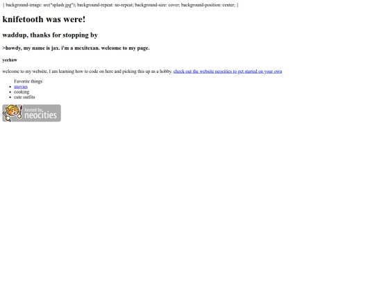 index screenshot