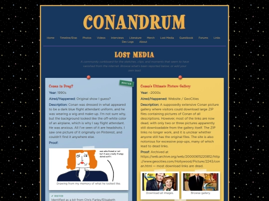 lostmedia screenshot