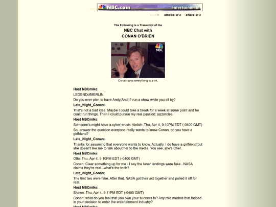 nbc/conan2 screenshot