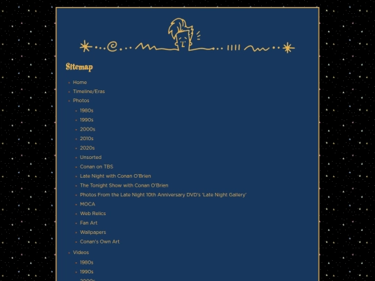 sitemap screenshot