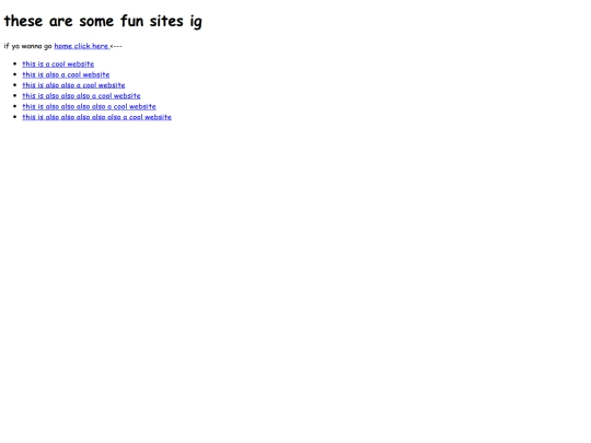 coolsites screenshot