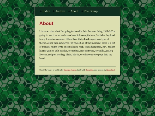 blerg/about screenshot
