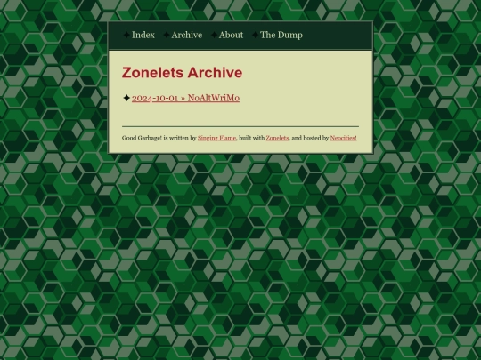 blerg/archive screenshot
