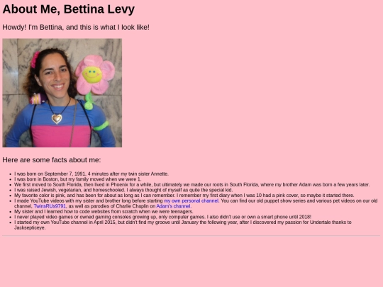 AboutMe screenshot