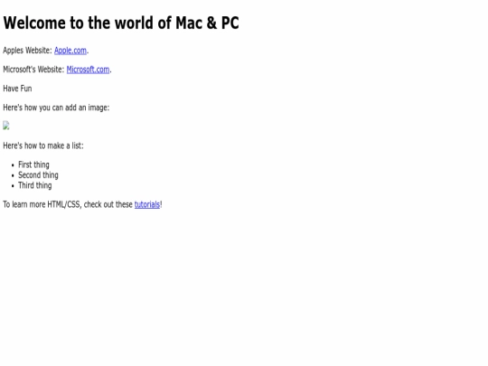 index screenshot