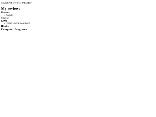 reviews screenshot
