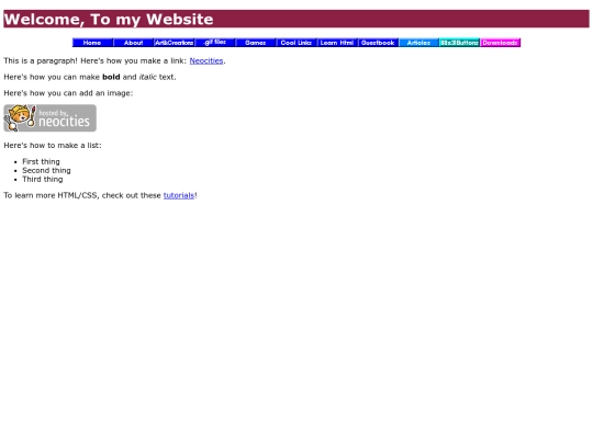 index screenshot