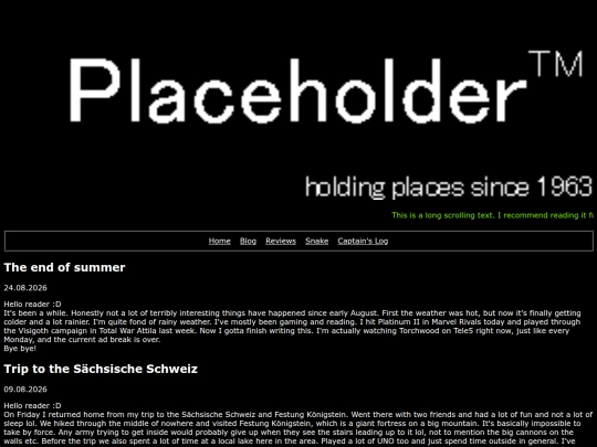 blog screenshot