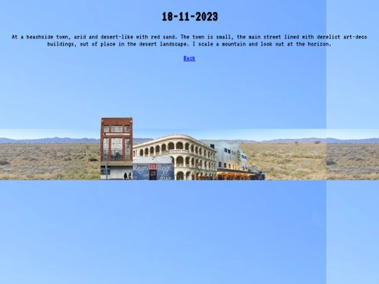 Dream Logs/18-11-2023 screenshot