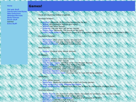 oldwebstuff/games screenshot
