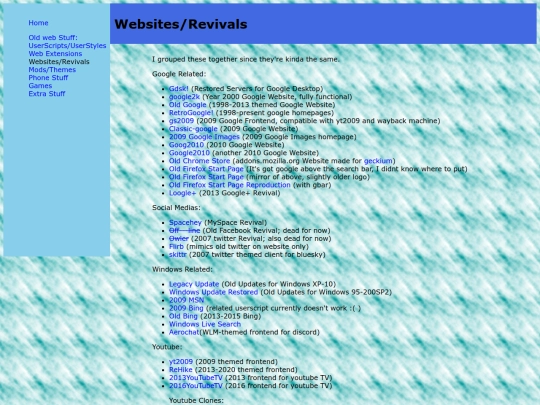 oldwebstuff/websitesandrevivals screenshot