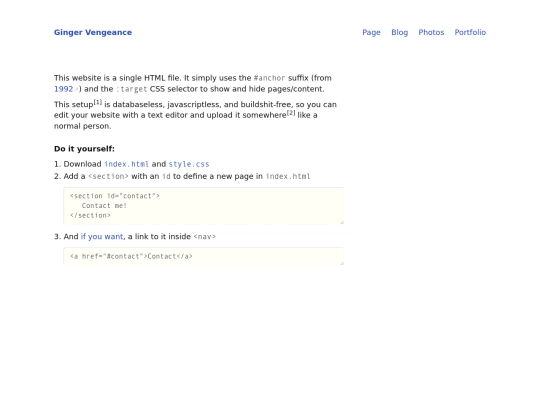 Ginger screenshot
