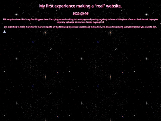 blog/firstwebsite screenshot