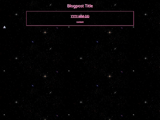 blog/template screenshot