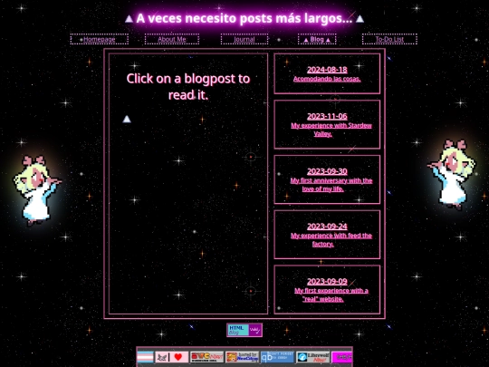 main/blog screenshot