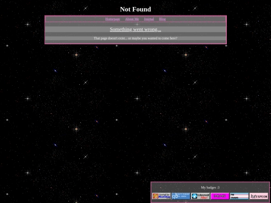 notfound screenshot