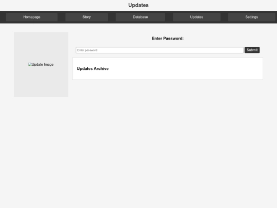 updates screenshot