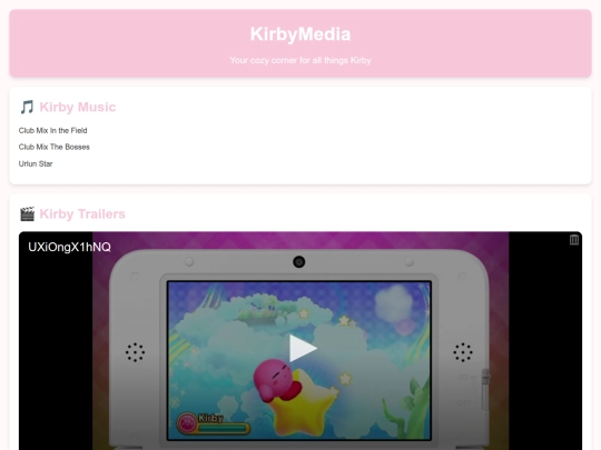kirbymusic screenshot