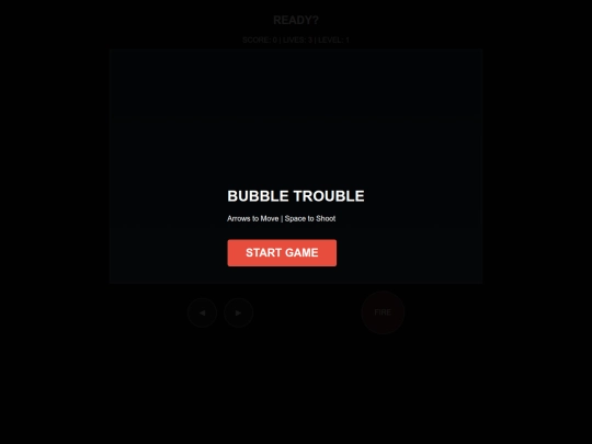 games/bubble_trouble screenshot