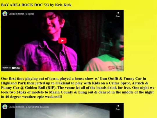 videoblog screenshot