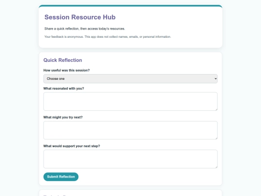 resources screenshot