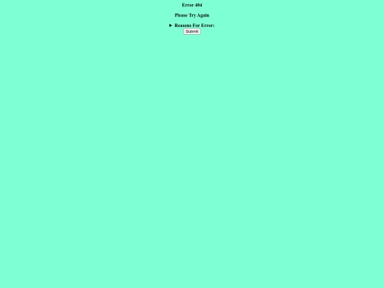 Error screenshot